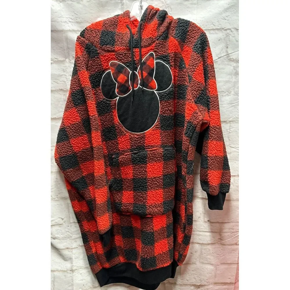 Disney Minnie‎ Mouse Fleece Hooded Night Gown
